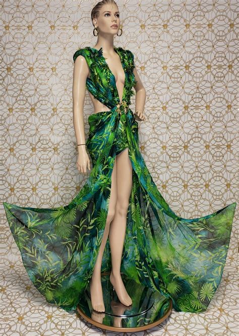 abito versace j lo|versace jungle print.